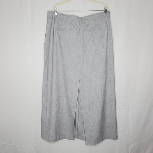 Abercrombie & Fitch Tailored Maxi Skirt Size XLT with Pockets Stretch Tall NWT - Picture 6 of 13